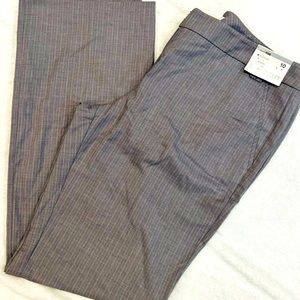 New York and Company boot cut pants pin striped